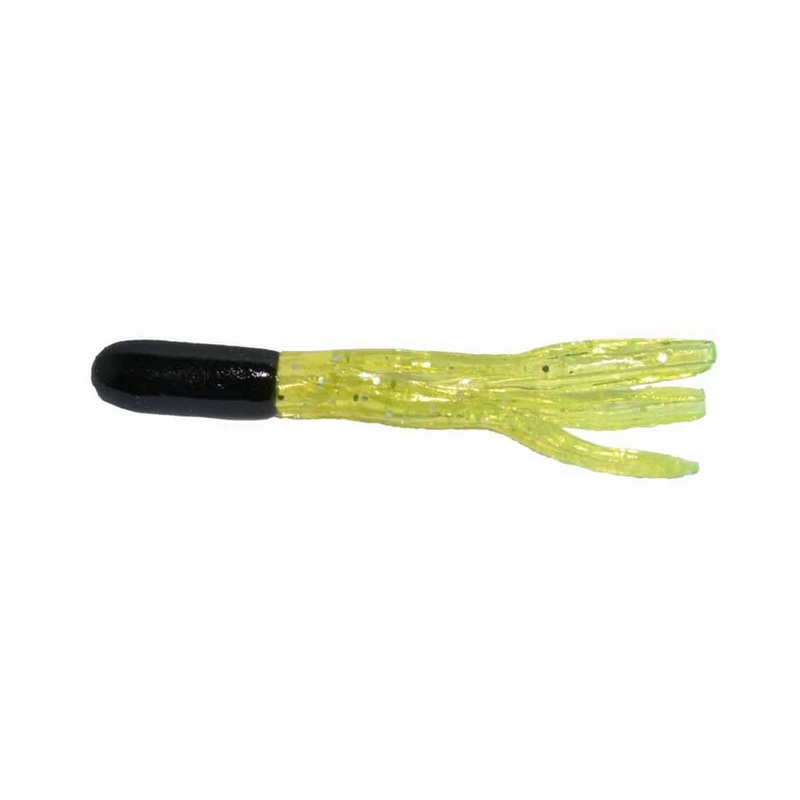 Big Bite Baits Crappie Tube|Black/Chartreuse|Black/Chartreuse Sparkle|Black/Yellow|Blue Pearl|Blue/Clear Sparkle|Chartreuse|Chartreuse Sparkle|Firecracker|Red/Yellow|Glow/Chartreuse|Green Pearl|Hot Pink|Lime Green/Chartreuse|Opaque Chartreuse Glow|Orange/