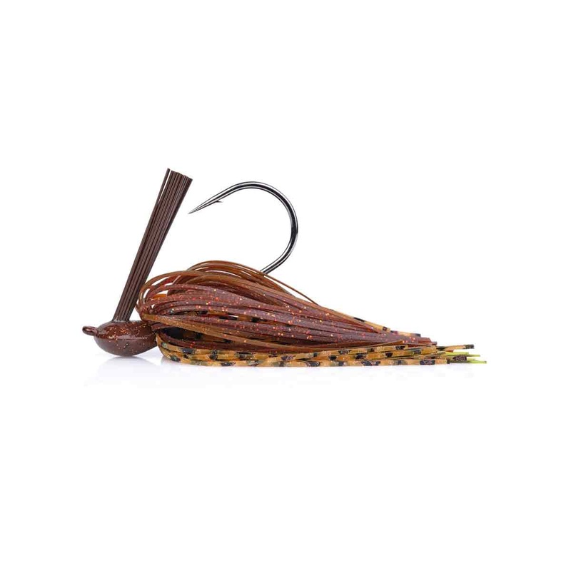 Berkley Skipping Jig|Bama Craw|Black Brown Amber|Blue Craw|Blue Oyster|BR Green Pumpkin|Hot Craw|Watermelon Candy|White|GK Spring Craw|3/8 oz|1/2 oz|1\2 oz