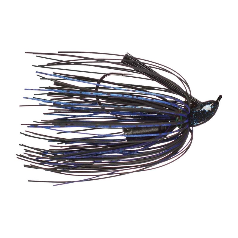 Buckeye Lures Mini Mop Jig|Black/Blue*|Black/Blue|Green Pumpkin|PB&J*|PB&J|Texas Craw*|Texas Craw|Watermelon Red|1/4 oz|3/8 oz|1/2 oz|5/8 oz