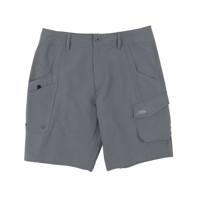 Aftco Stealth Fishing Shorts|Charcoal|Khaki|Light Gray|32|34|36|38|40|42