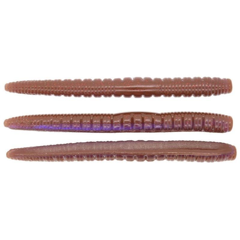 ned-worm-oxblood-light-red-flake_1 NED Worm_Oxblood Light Red Flake