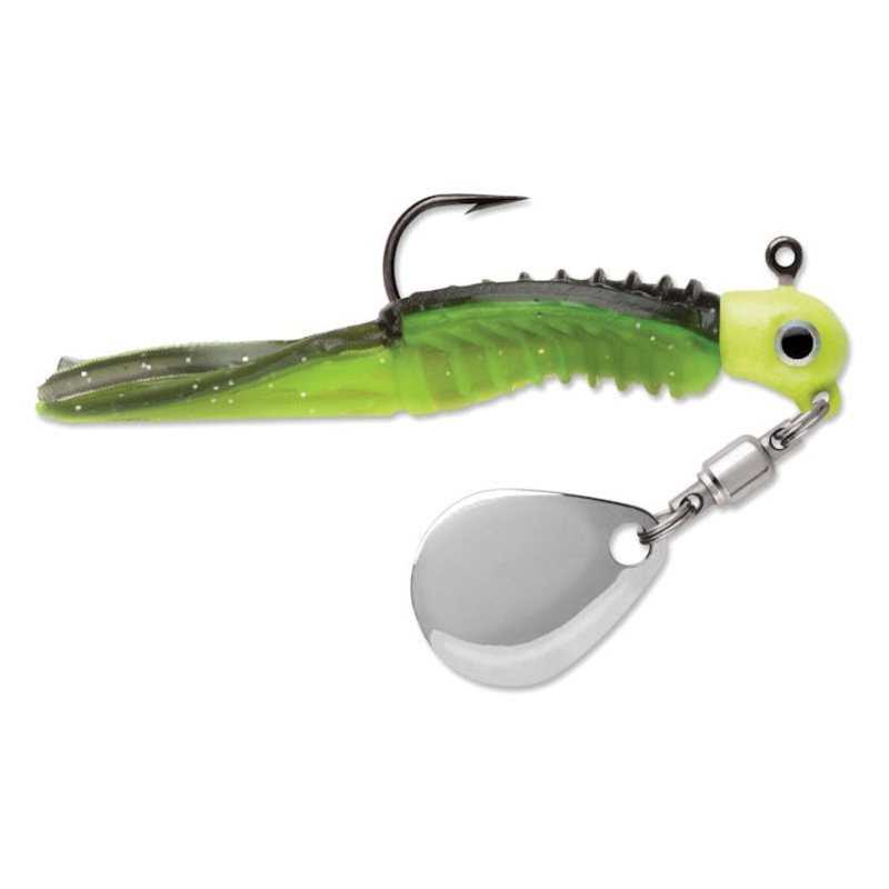 Wingding Spin Jig_Black Chartreuse Glow*