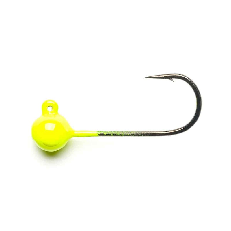 Jig Head_UV Chartreuse|1/16 oz|1/4 oz|1/8 oz