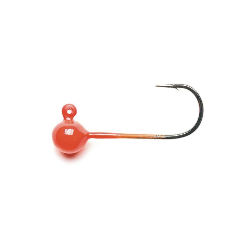 Jig Head_UV Orange|1/16 oz|1/4 oz|1/8 oz
