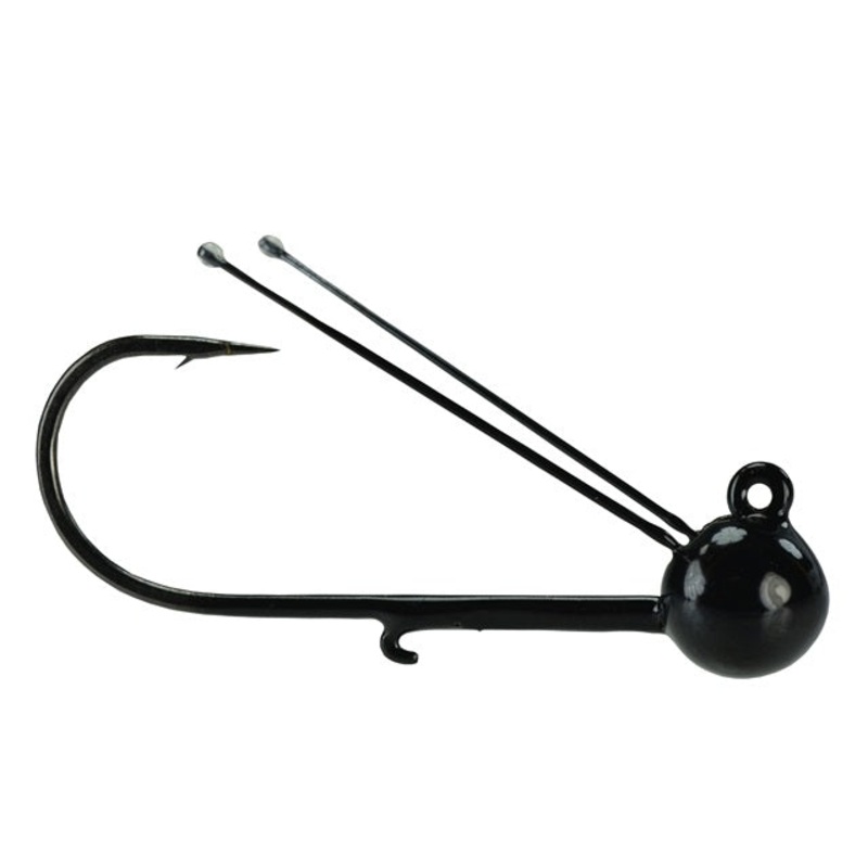 Tungsten Weedless Ballhead_Black