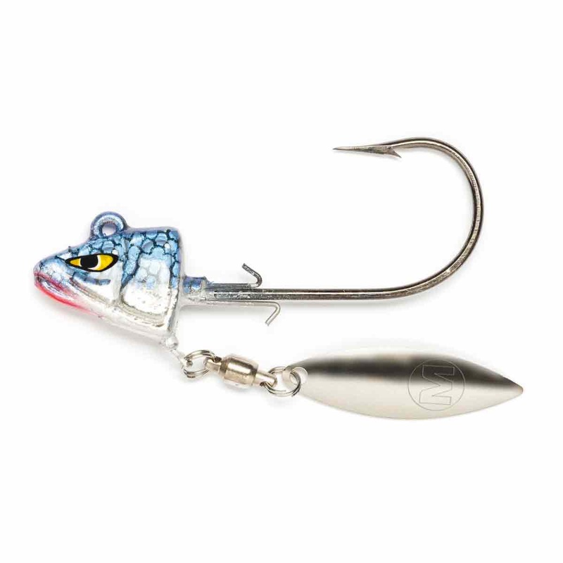 Underspin Shad_Albino Shad*|1/2 oz|1/4 oz|3/8 oz