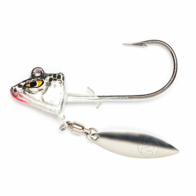 Underspin Shad_Black Shad*|1/2 oz|1/4 oz|3/8 oz