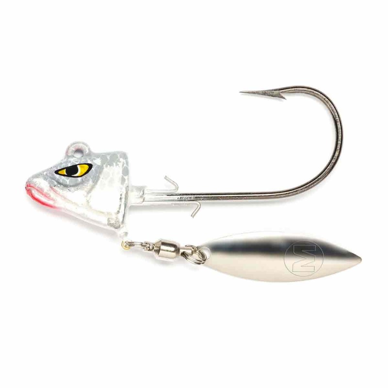 Underspin Shad_Pearl*|1/2 oz|3/8 oz