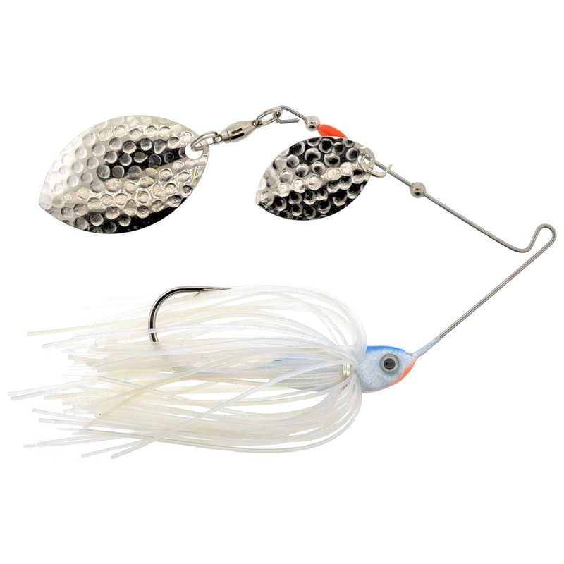 Double Turtle Back Hidden Head Spinnerbait_Blue Glimmer*
