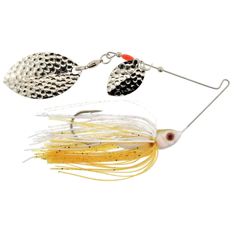 Double Turtle Back Hidden Head Spinnerbait_Golden Shad*