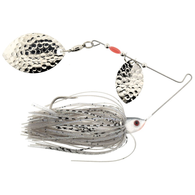 Double Turtle Back Hidden Head Spinnerbait_Natural Shad*