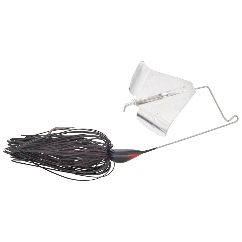 Trac Rite Buzzbait_Black Red Glitter*