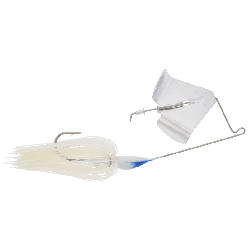 Trac Rite Buzzbait_White Blue Glimmer*