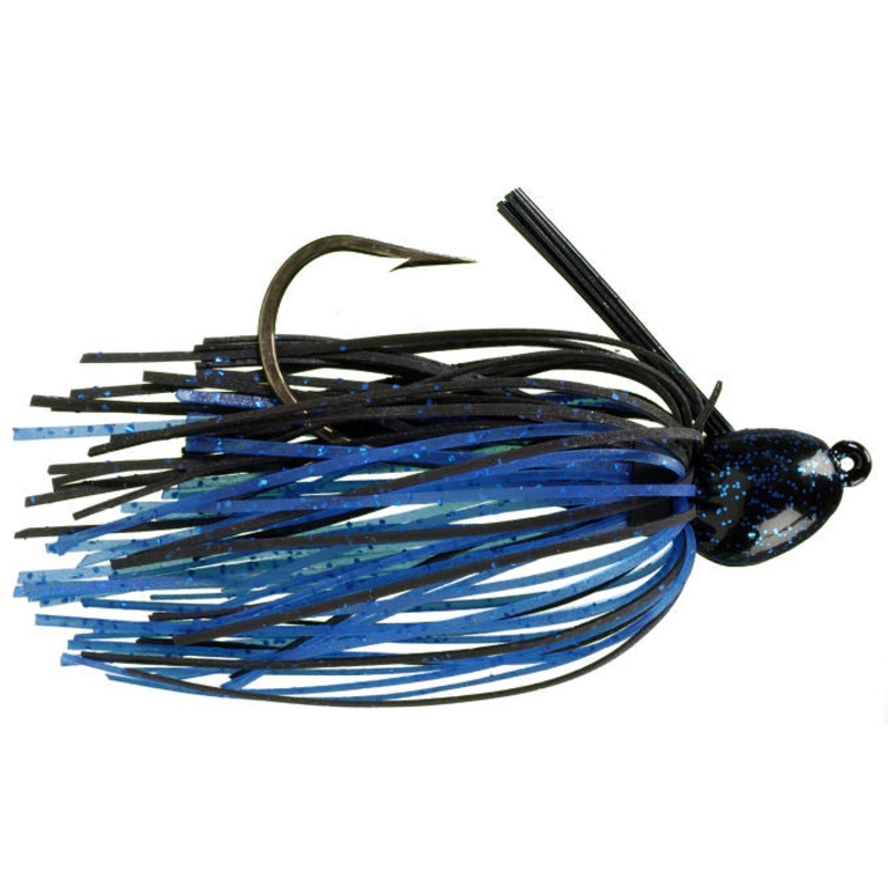 Bitsy Bug Mini Jig_Black/Blue|1/16 oz|1/8 oz|3/16 oz|1/4 oz