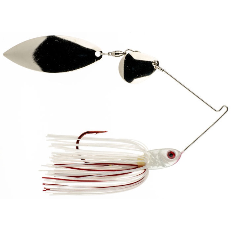 Bleeding Bait Spinnerbait_Bleeding White – Silver/Silver