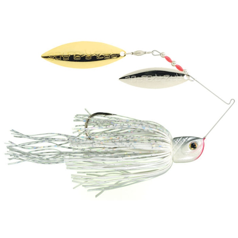 bottom-dweller-spinnerbait-super-white-gold-silver_1 Bottom Dweller Spinnerbait_Super White – Gold/Silver*