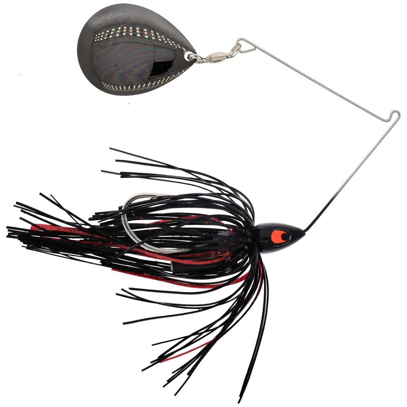 c-night-time-spinnerbait-black-red-black-blade_1 C Night Time Spinnerbait_Black Red/Black Blade