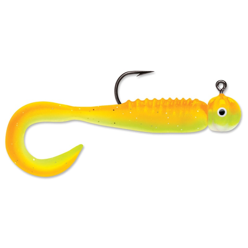 curl-tail-jig-orange-chartreuse-glow_1 Curl Tail Jig_Orange Chartreuse Glow*
