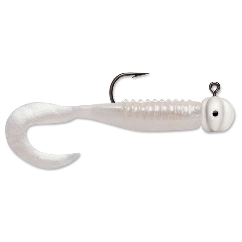 Curl Tail Jig_Pearl White*|1/32 oz – |6|1/16 oz – |4