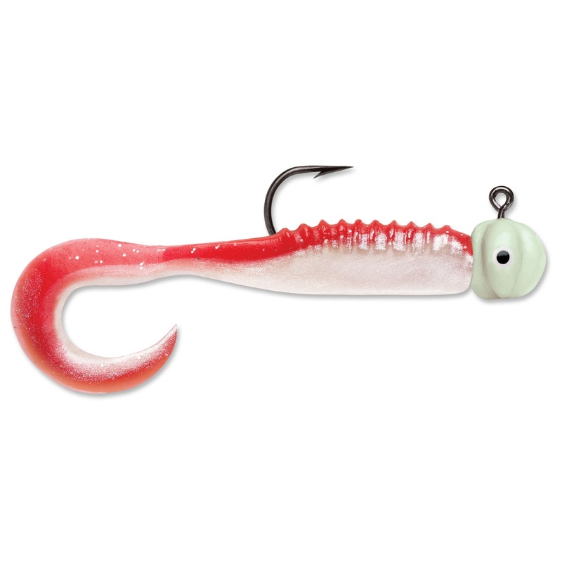 curl-tail-jig-red-pearl-glow-1-16-oz-4-1-32-oz-6_1 Curl Tail Jig_Red Pearl Glow*|1/16 oz – |4|1/32 oz – |6