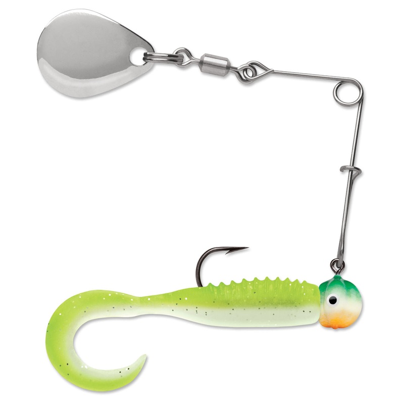 curl-tail-spinnerbait-green-orange-glow_1 Curl Tail Spinnerbait_Green Orange Glow