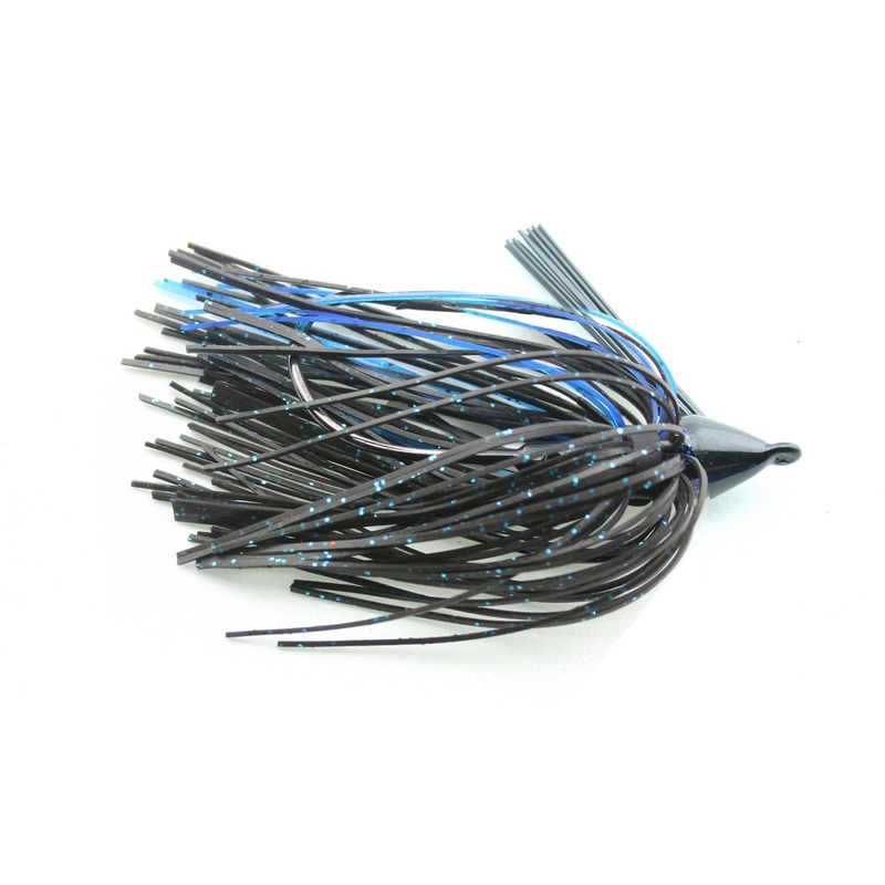 Flippin Mango Jig_Black and Blue*