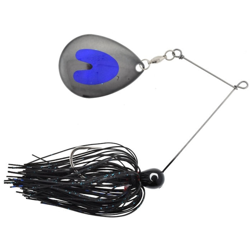 Spinnerbait_Black Blue Flash Lazer