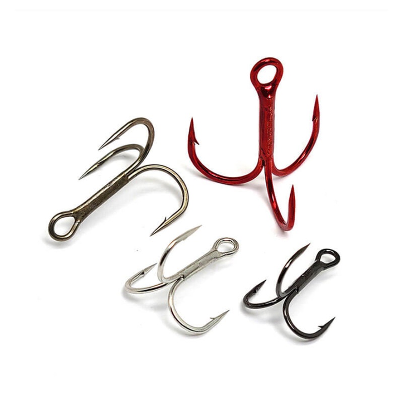 Treble Hook Round Bend|1 – 8 pack|3 – 8 Pack|5 – 10 Pack