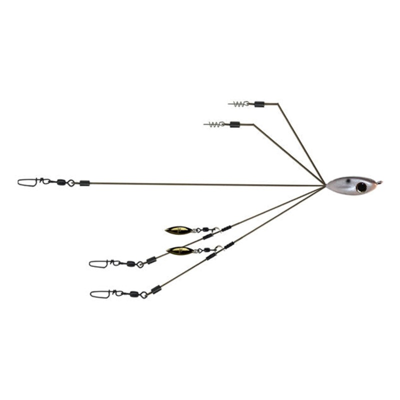 BFL SmackDown Perfection Rig_Shad – Gold Blades