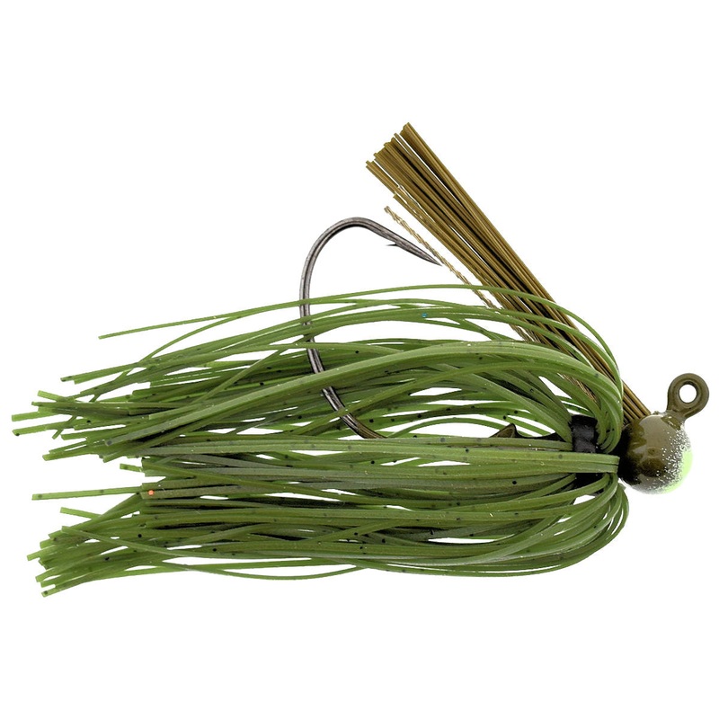 LOC-r-UP Football Jig_Green Pumpkin Watermelon*