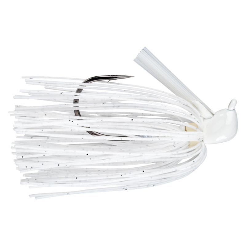 Tour Grade Skipping Jig_White|1/2 oz|3/8 oz