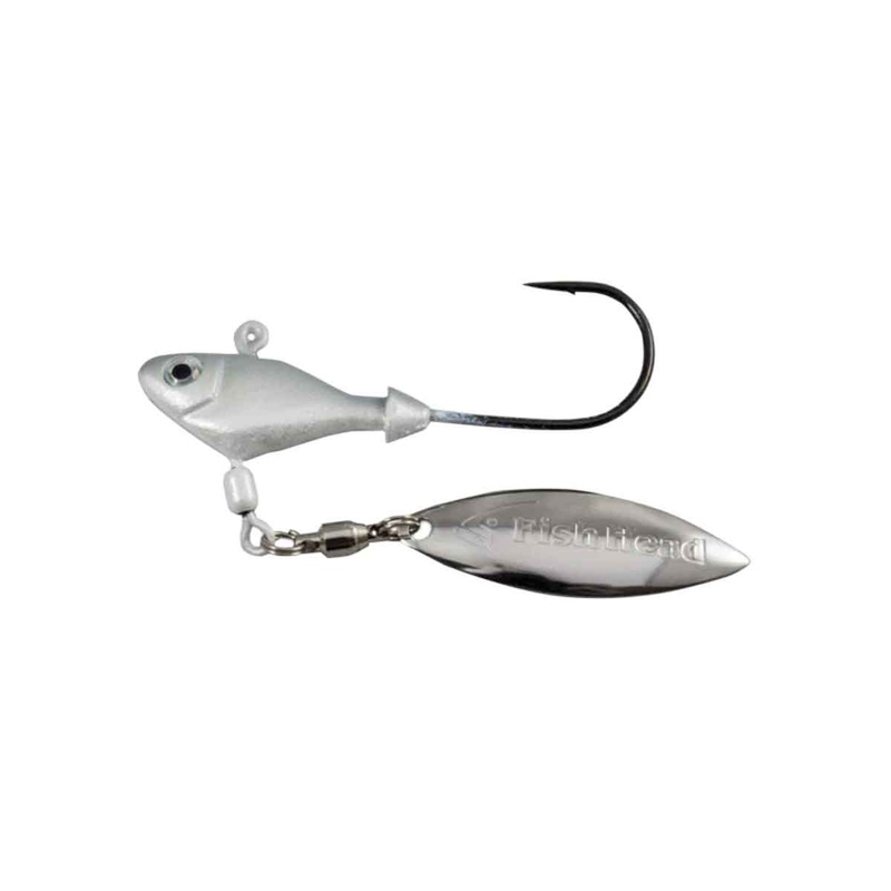 Finesse Fish Head Spin_Albino|1\4 oz – 2/0|3\8 oz – 3\0