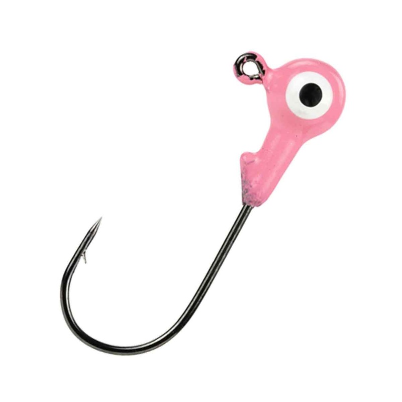 Mr. Crappie Jig Heads_Pink|1/16 oz|1/32 oz|1/16 oz – 25 Pack|1/32 oz – 25 Pack|1/8 oz – 25 Pack