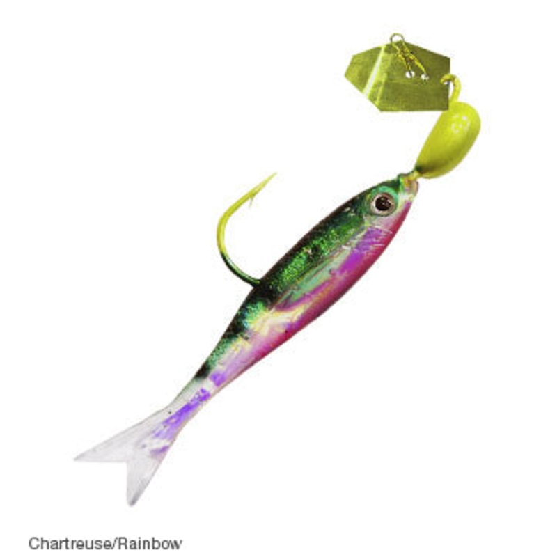 Chatterbait Flashback Mini_Chartreuse Rainbow