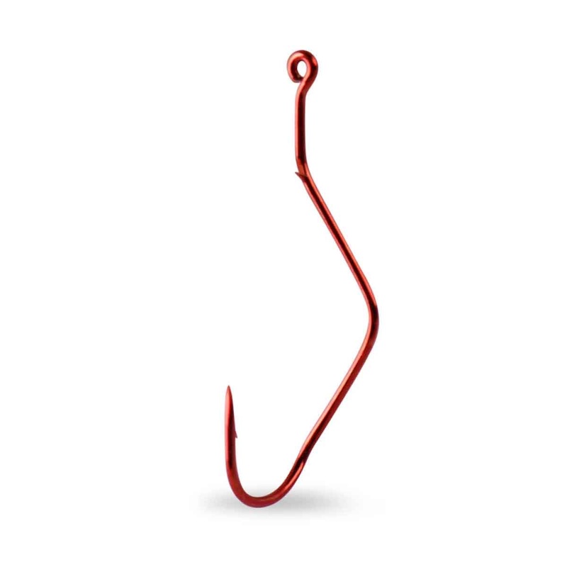 Slow Death Aberdeen Hook Special Bent Shank_Red*