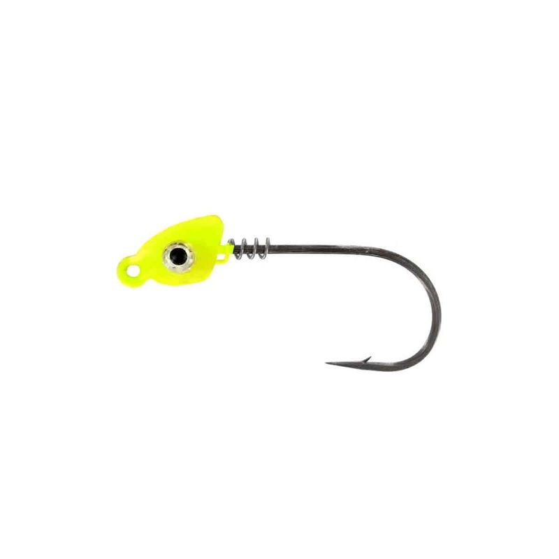 Spring Lock Jig Head_Chartreuse*