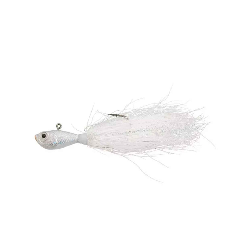 Bucktail Jig_White|1/4 oz|3/8 oz|1/2 oz|3/4 oz|1 oz