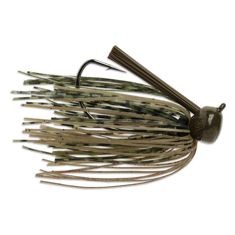 Weedless Football Jig_Green Pumpkin*