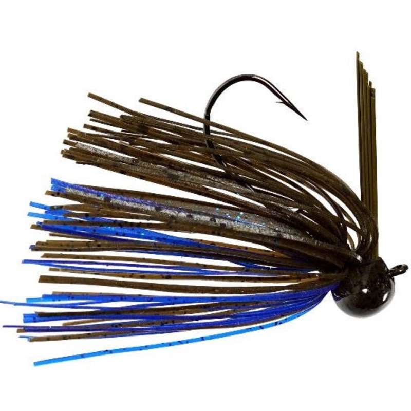 Football Jig_Green Pumpkin Blue*